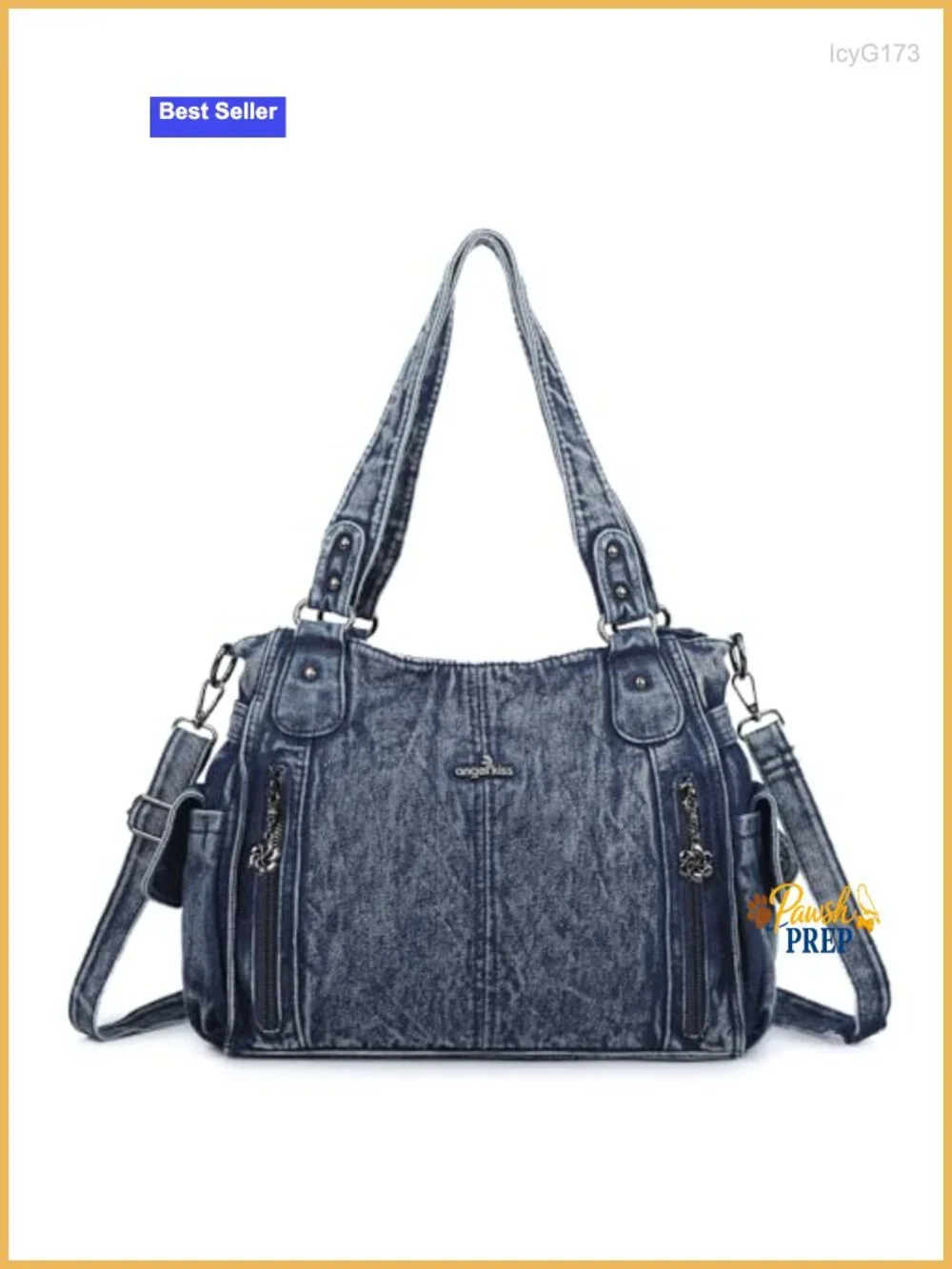 Women's Hobo Purse - Vegan Leather Tote with Adjustable Strap, Top-Handle,